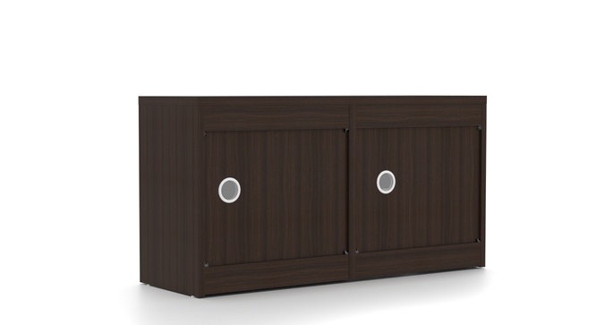 Portain Shoe Cabinet With Seating (Dark Walnut)